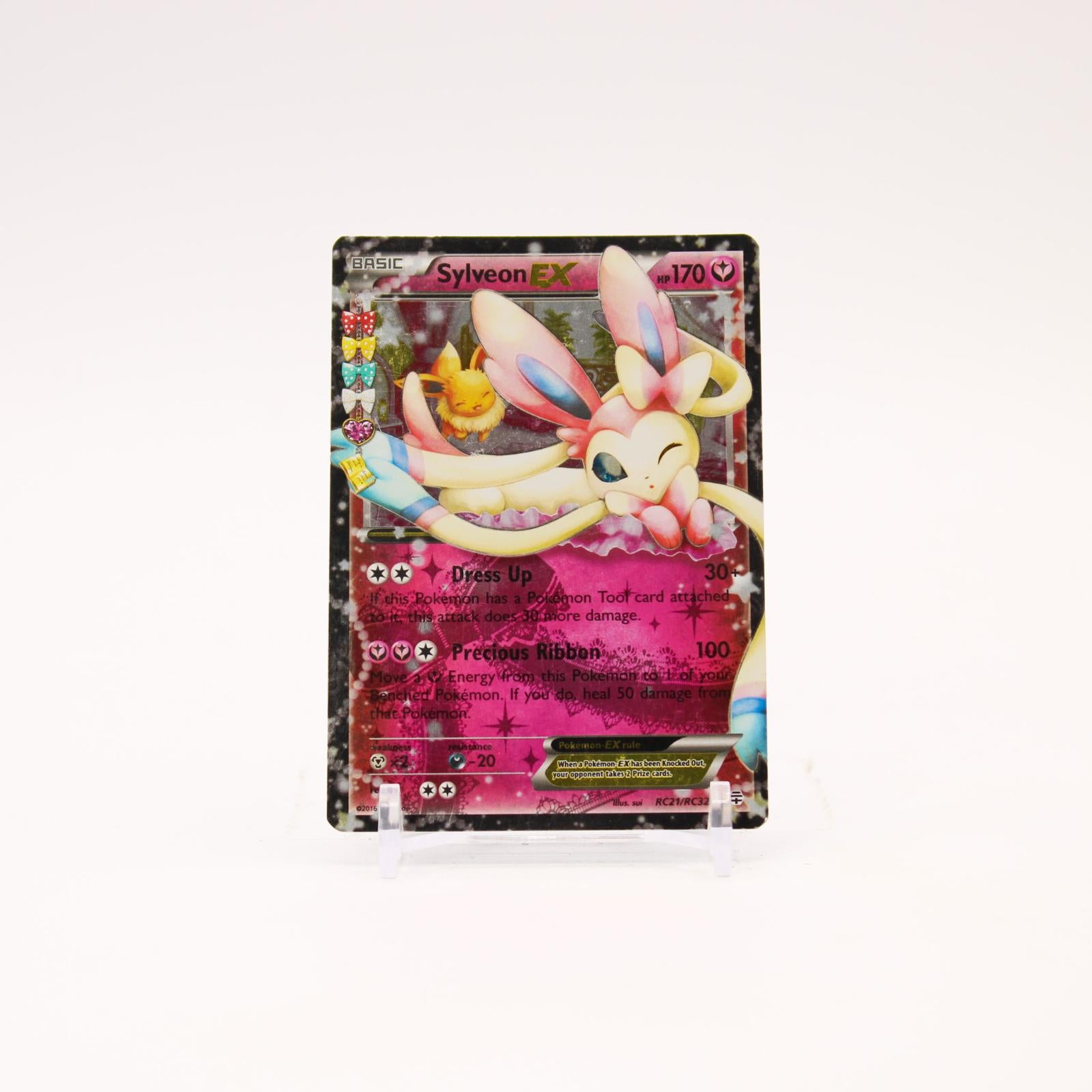 Sylveon EX - RC21/RC32 Generations Holo Ultra Rare Pokemon - MP