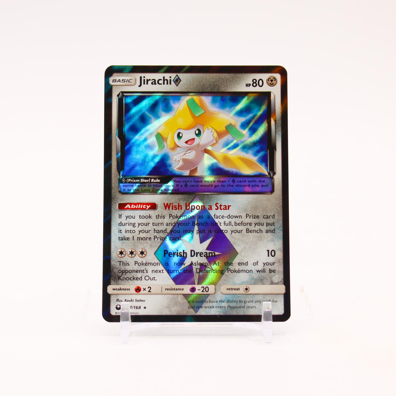 Jirachi - 97/168 Celestial Storm Holo Prism Star Rare Pokemon - NM/LP