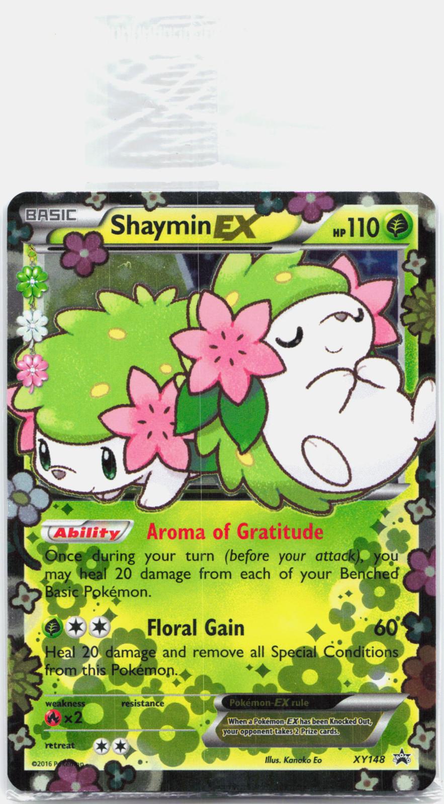 Shaymin EX - XY148 SEALED Black Star Holo Promo Pokemon - NM