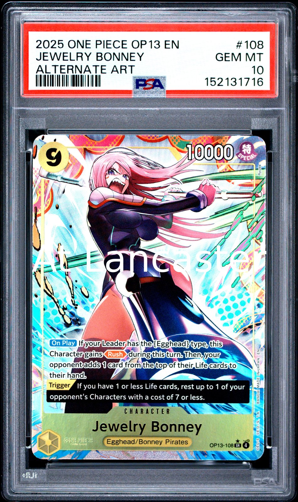 Jewelry Bonney - 108 PSA 10 Alternate Art One Piece (Lanc)