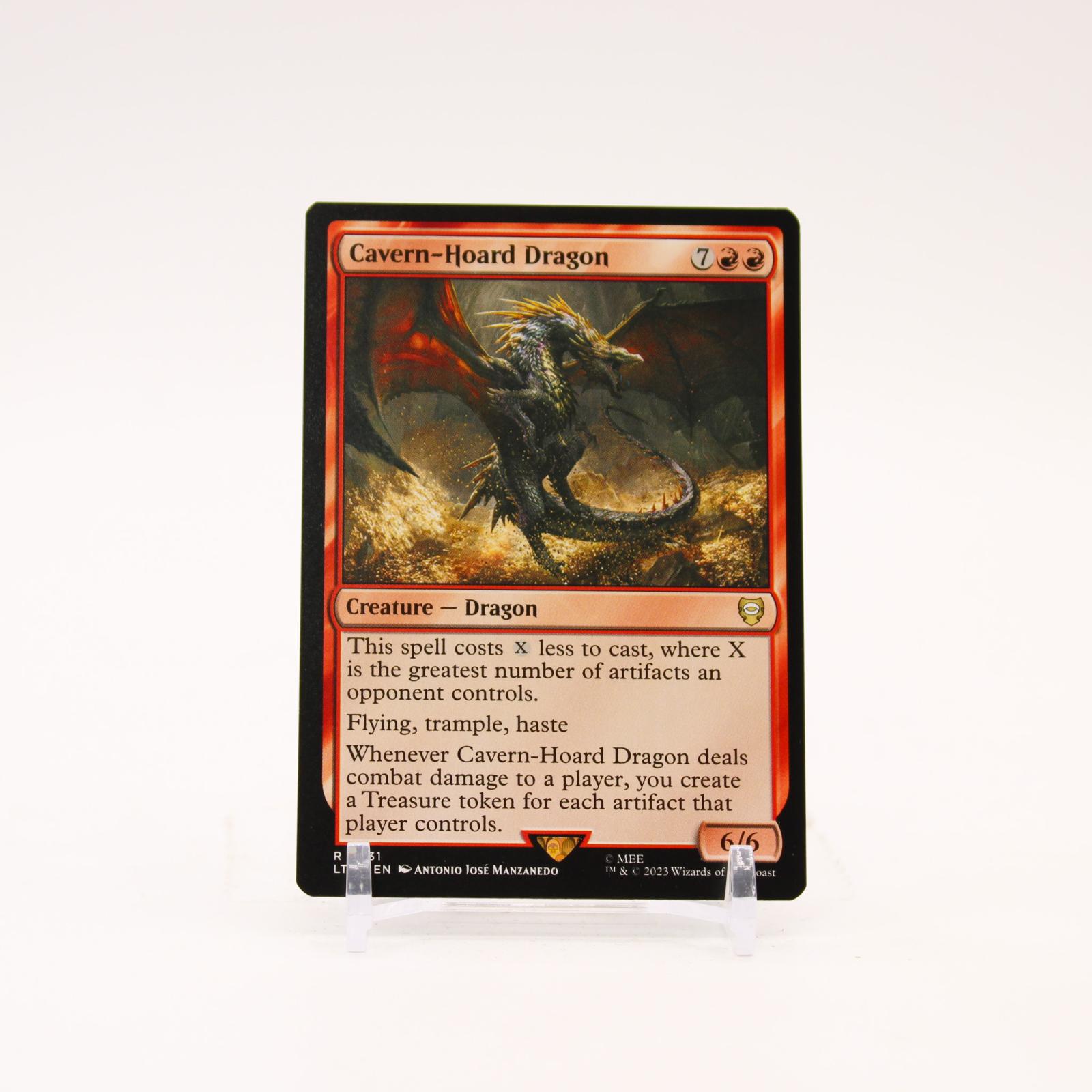 Cavern-Hoard Dragon - 31 The Lord of the Rings Rare Magic - NM