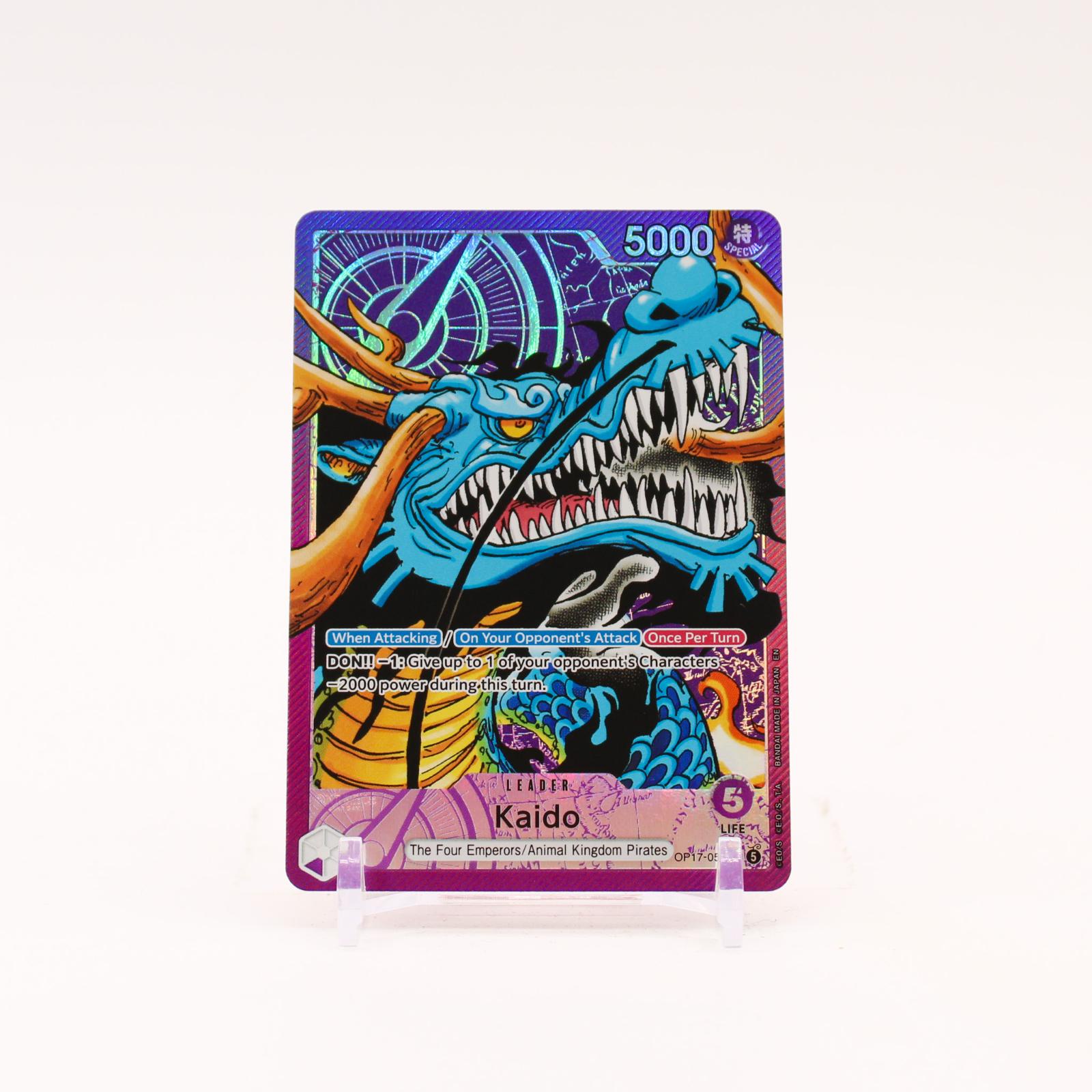 Kaido Alternate Art - OP17-058 The World's Strongest Warriors L One Piece - NM/MINT