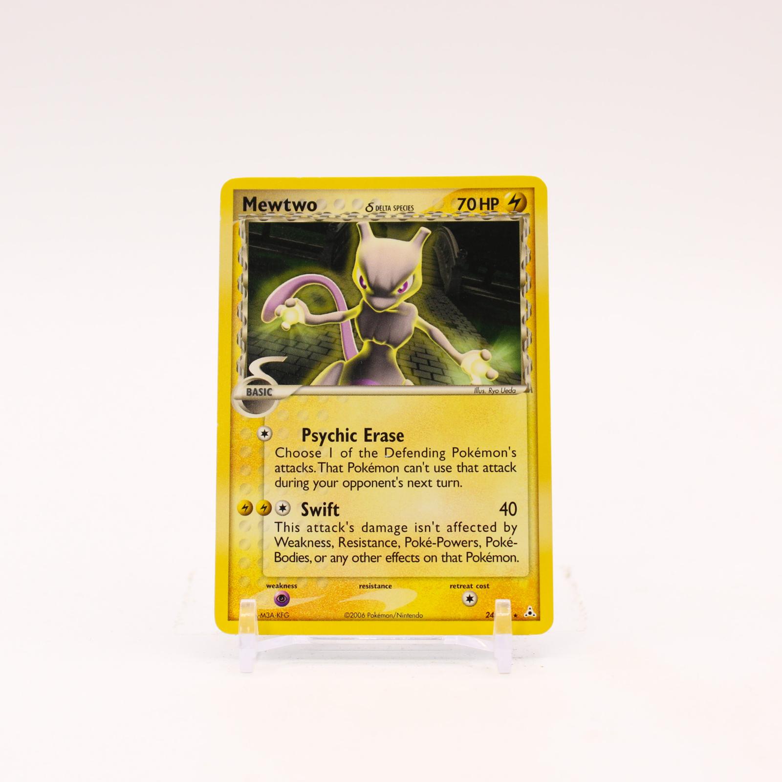 Mewtwo - 24/110 Holon Phantoms Rare Pokemon - LP/MP
