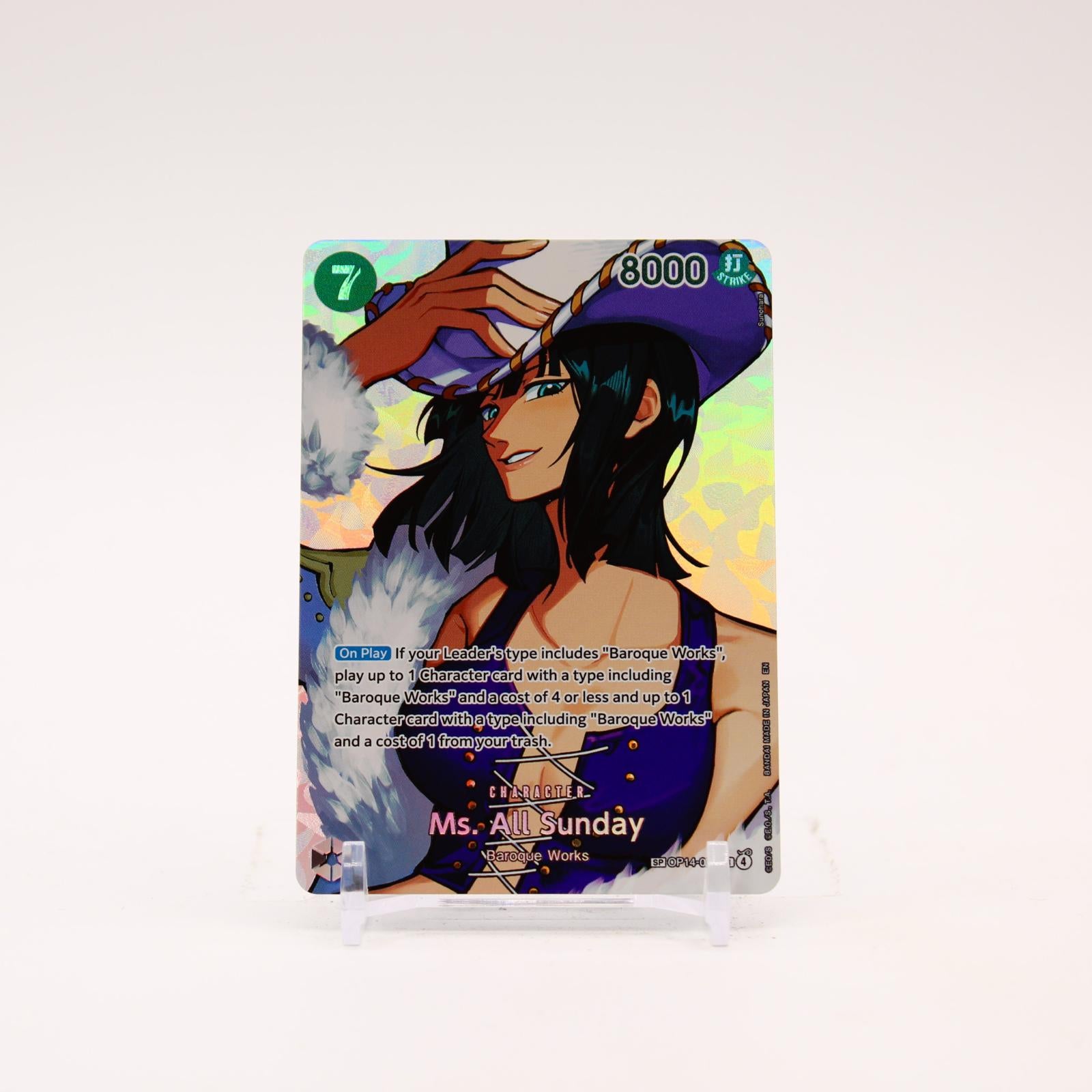 Ms. All Sunday SP - OP14-084 The Time of Battle Foil SR One Piece - NM/MINT