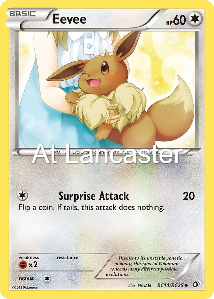 Eevee - RC14/RC25 Legendary Treasures: Radiant Collection Uncommon Pokemon - MP (Lanc)