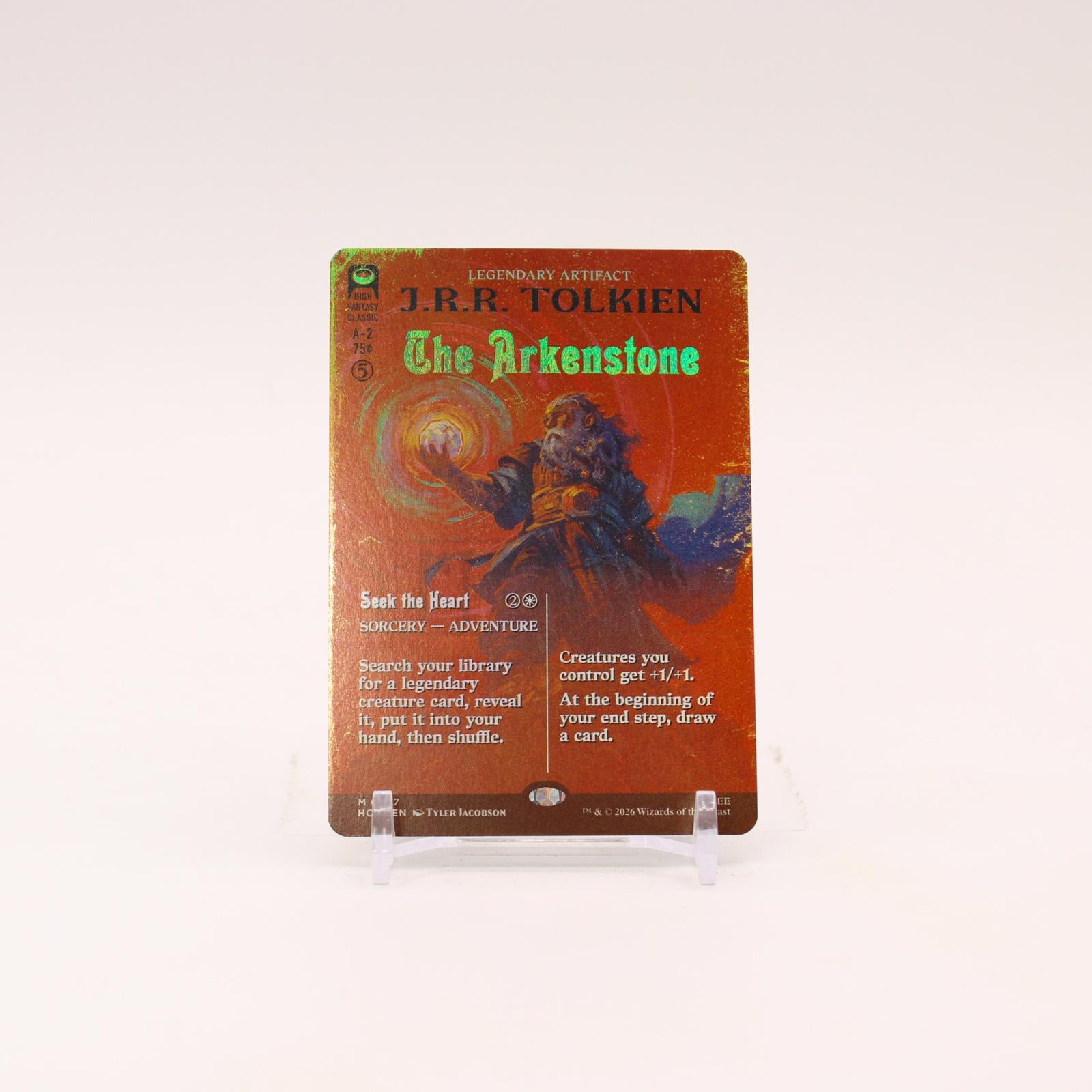 The Arkenstone Borderless - 247 The Hobbit Foil Mythic Magic - NM