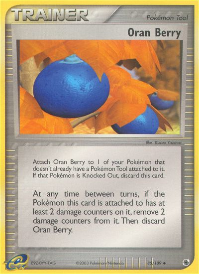 Oran Berry - 85/109 Ruby & Sapphire Uncommon Pokemon - NM