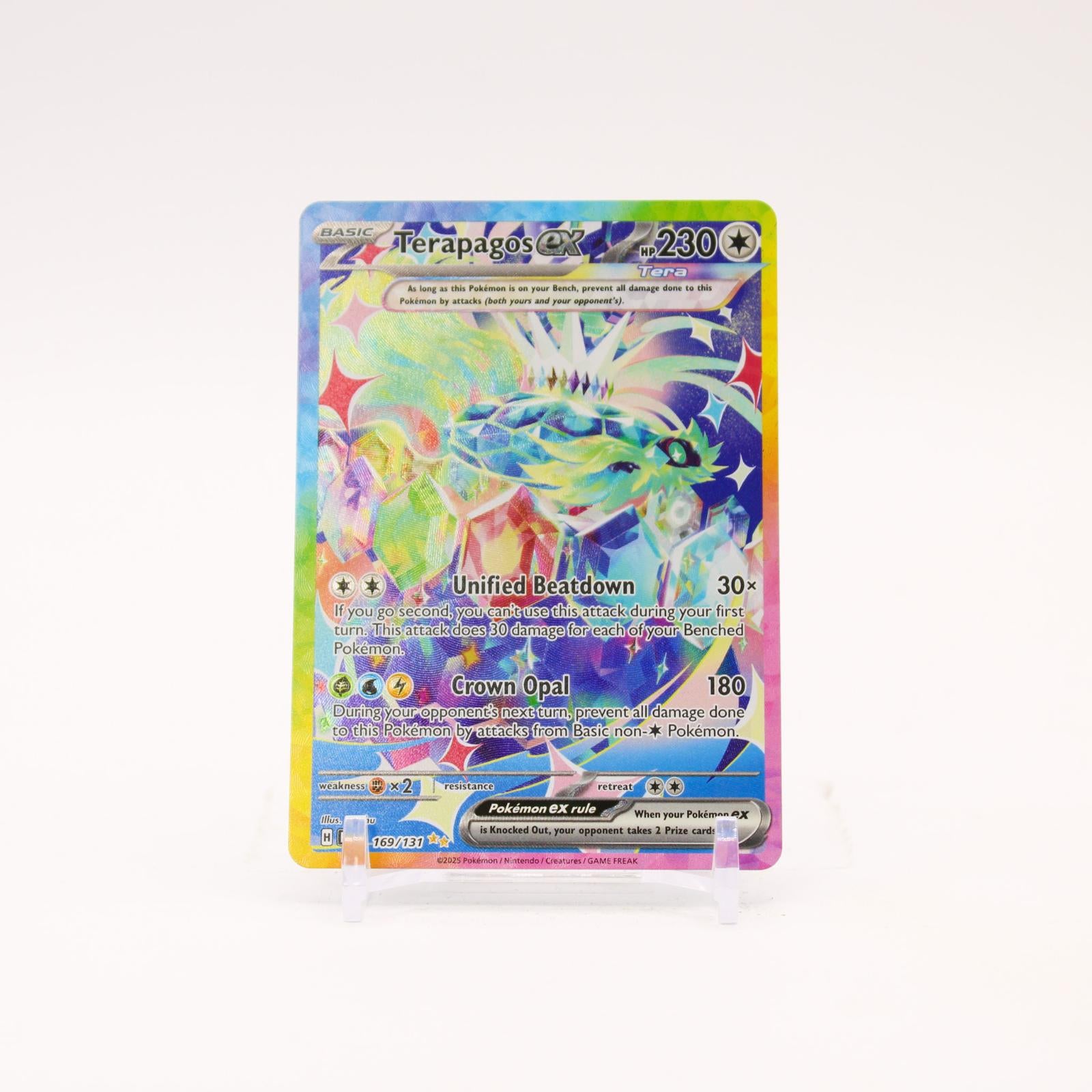 Terapagos ex - 169/131 Prismatic Evolutions Special Illustration Pokemon - LP