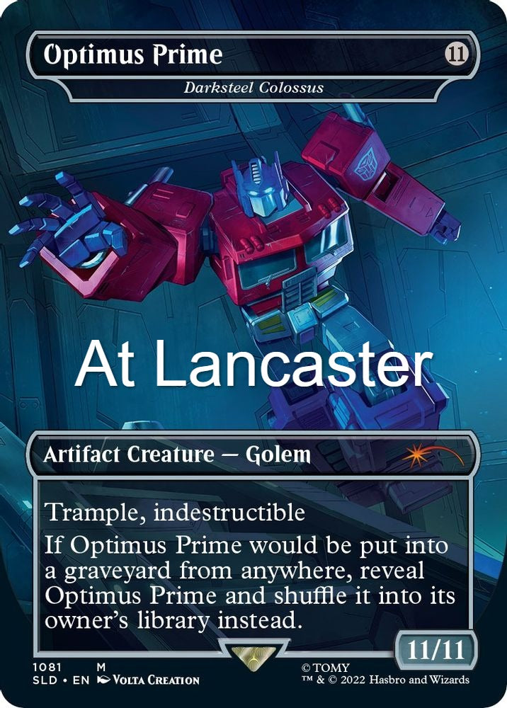 Optimus Prime - Darksteel Colossus - 1081 Secret Lair Drop Series Mythic Magic: The Gathering - NM (Lanc)