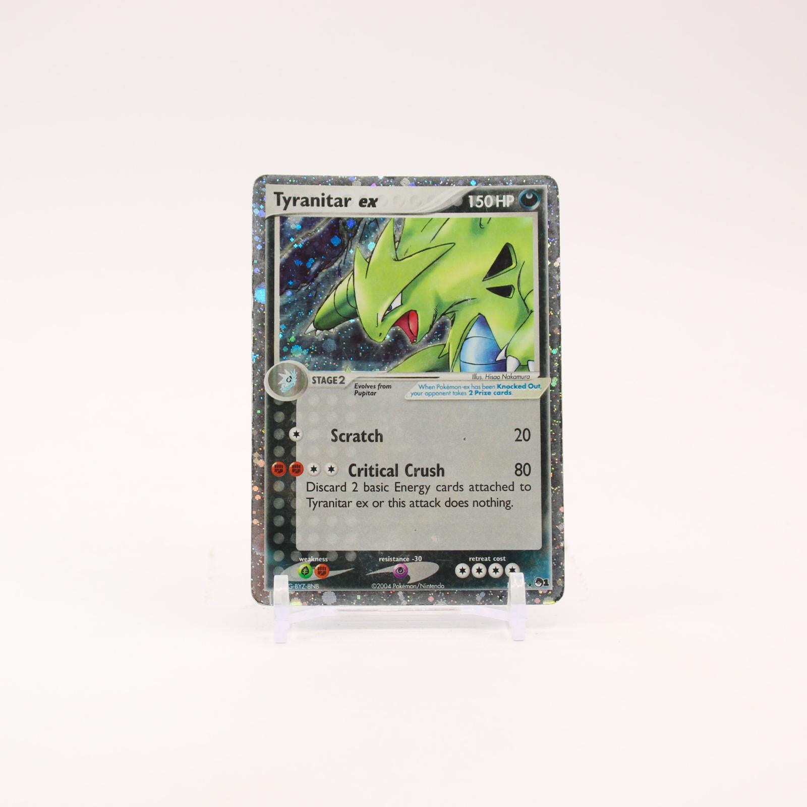 Tyranitar ex - 17/17 POP Series 1 Holo Ultra Rare Pokemon - HP