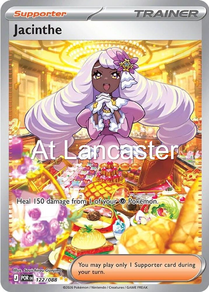 Jacinthe - 122/088 Perfect Order Special Illustration Rare Pokemon - NM/LP (Lanc)