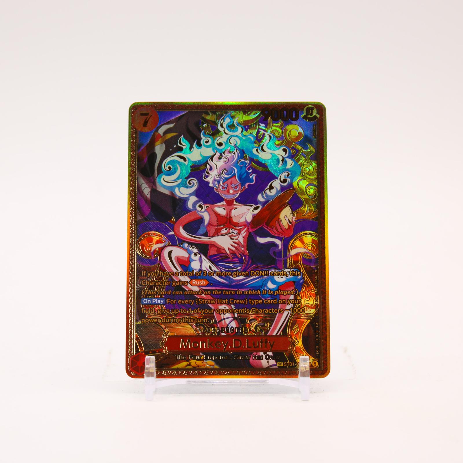 Monkey.D.Luffy SP - ST31-004 The World's Strongest Warriors SR One Piece - NM/MINT