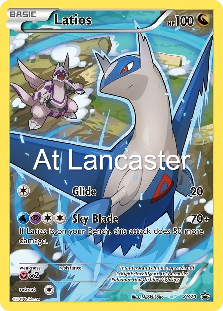 Latios (Full Art Promo) - XY79 XY Promo Promo Pokemon - MP/HP (Lanc)