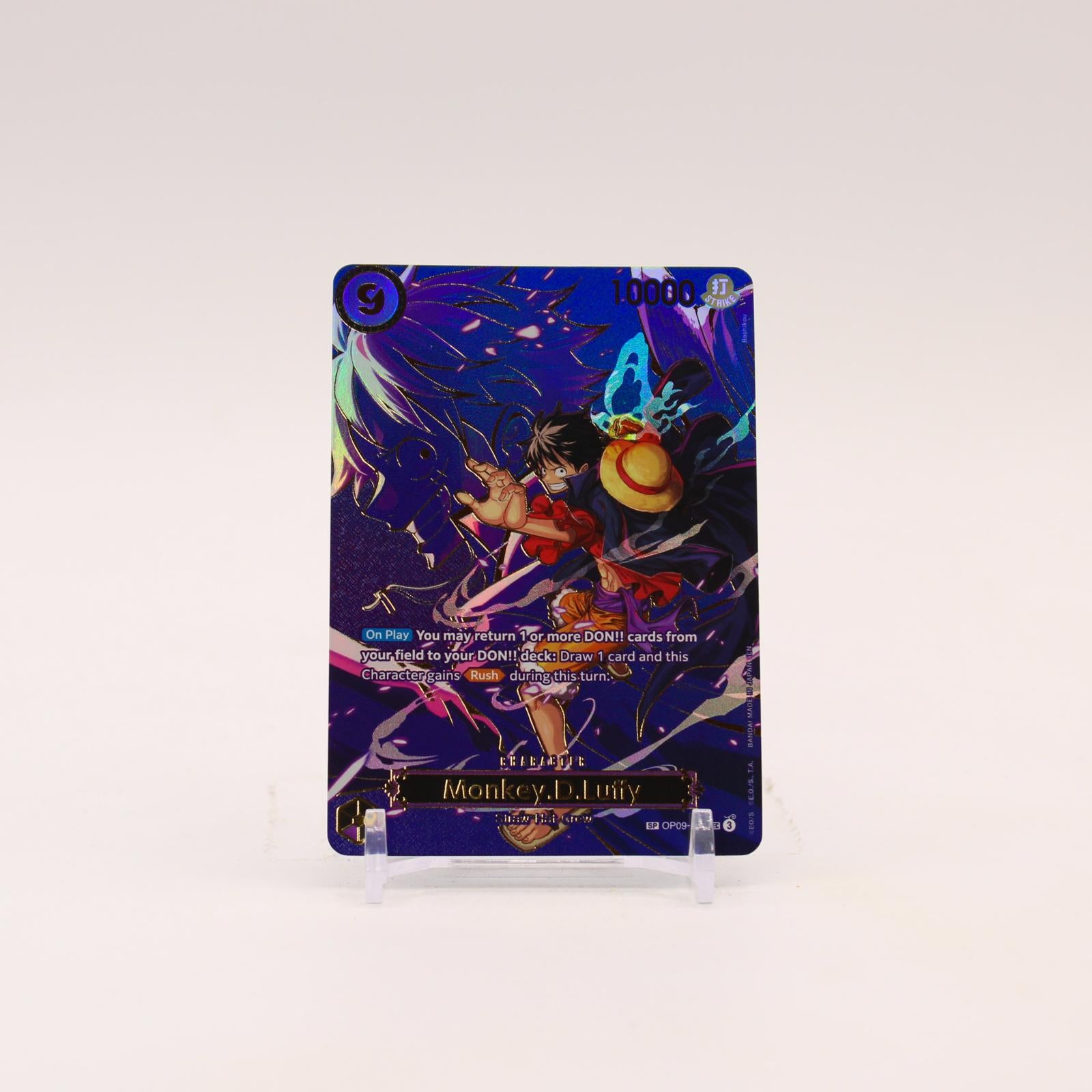 Monkey.D.Luffy SP - OP09-119 Carrying On His Will Foil SEC One Piece - NM