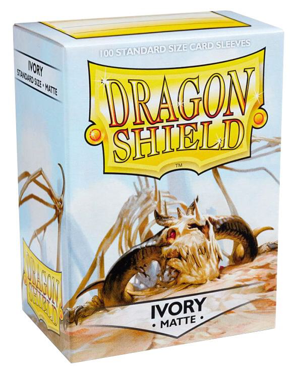 Dragon Shield Standard Card Sleeves - Matte Ivory (100 count)