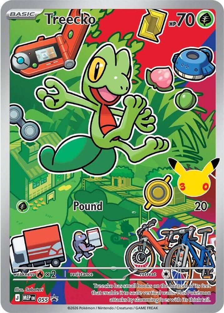 Treecko - MEP055 Promo Holo Pokemon - NM