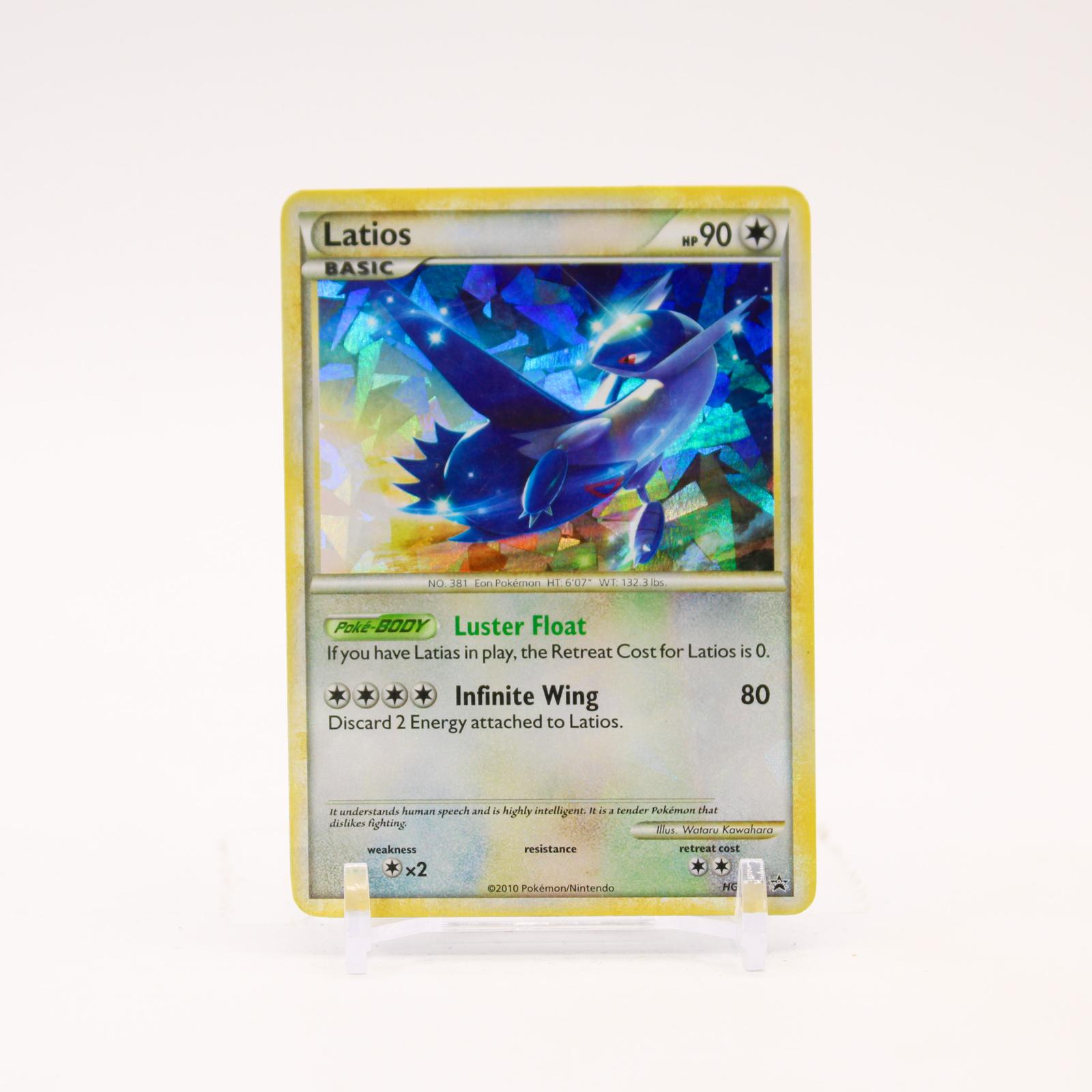 Latios - HGSS11 Cracked Ice Holo Promo HOLO BLEED Pokemon - LP/MP