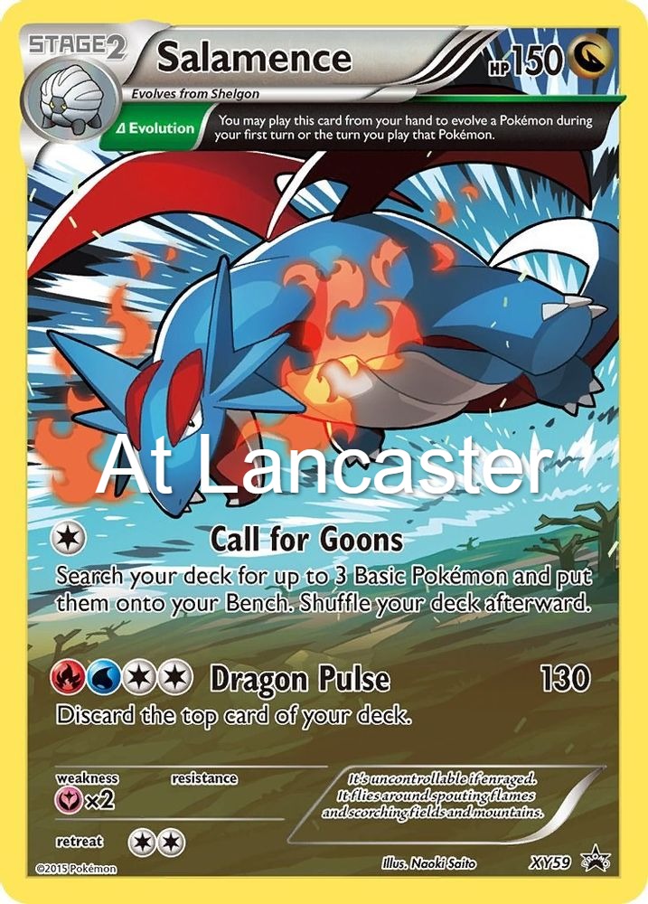 Salamence - XY59 XY Promo Promo Pokemon - LP (Lanc)