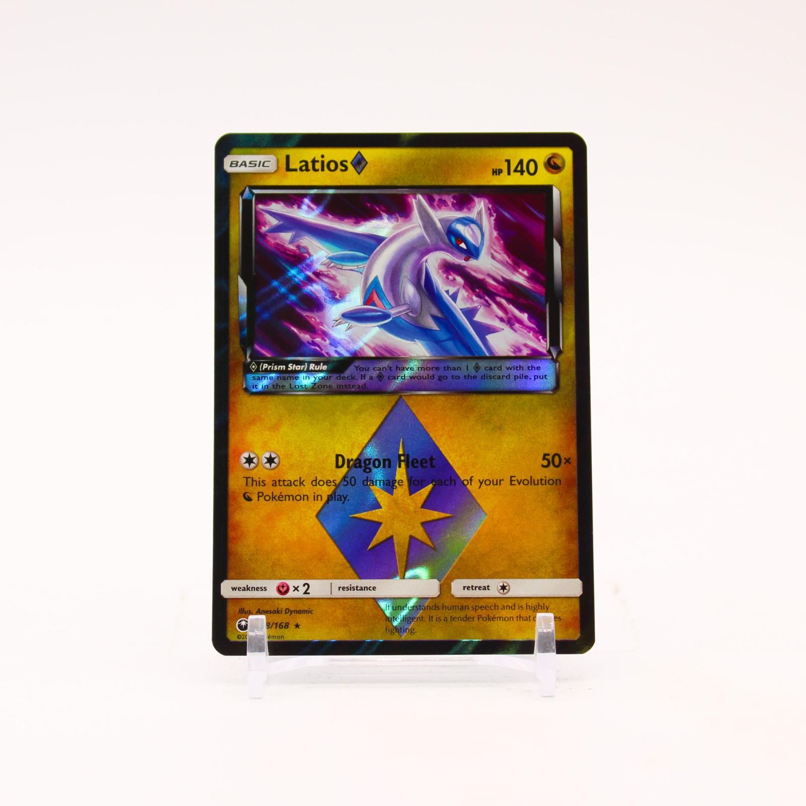 Latios - 108/168 Celestial Storm Holo Prism Star Rare Pokemon - NM/LP