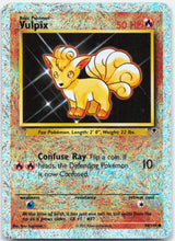 Load image into Gallery viewer, Vulpix - 98/110 Legendary Collection Reverse Holo Firecracker Pokemon - HP
