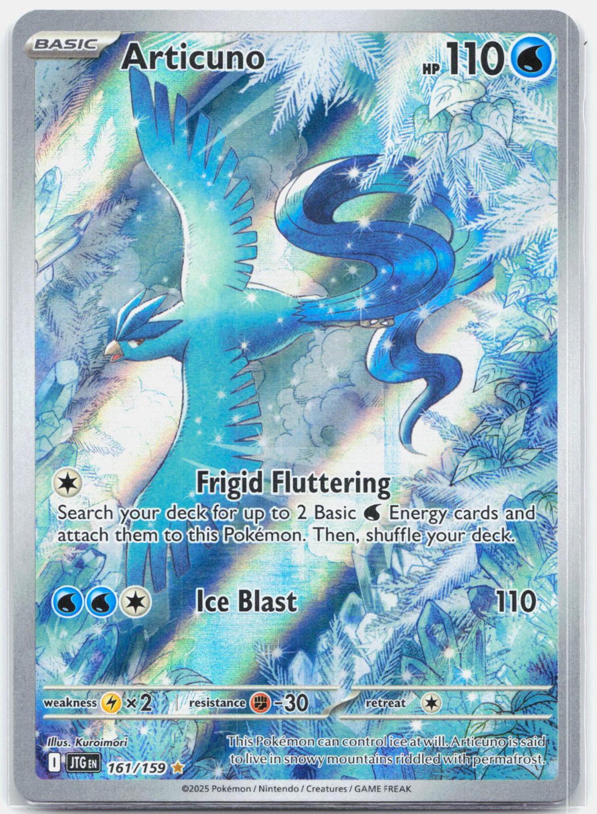 Articuno - 161/159 Journey Together Illustration Rare Pokemon - NM