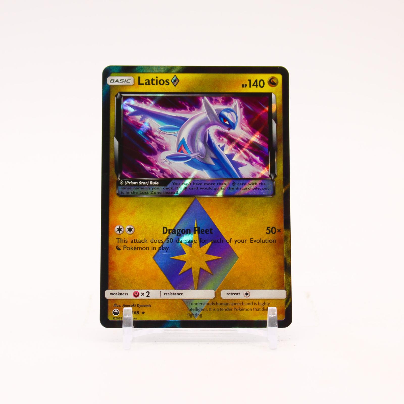 Latios - 108/168 Celestial Storm Holo Prism Star Rare Pokemon - NM/LP
