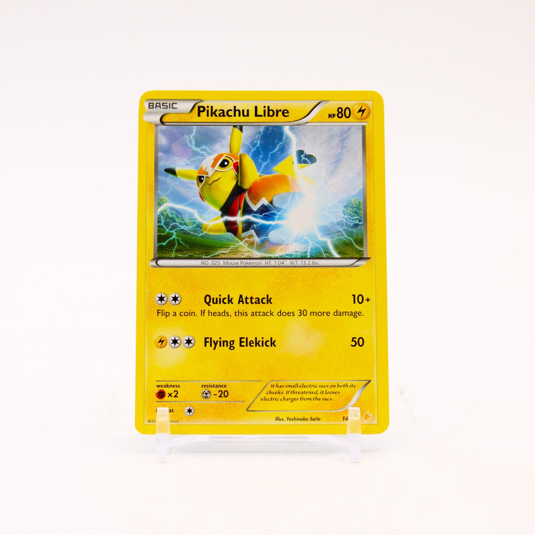 Pikachu Libre - 14/30 XY Trainer Kit Pikachu Libre & Suicune Pokemon ...