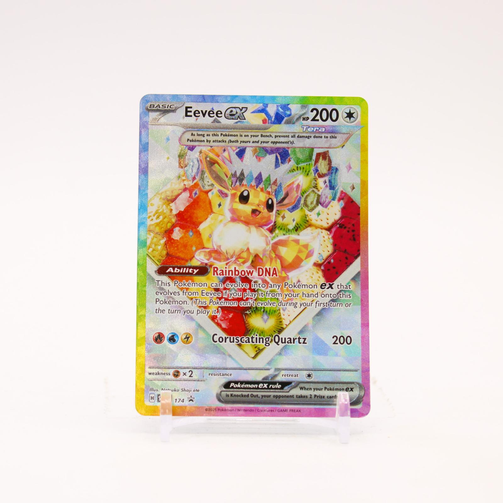 Eevee ex - SVP174 Scarlet & Violet Special Illustration Promo Pokemon - NM