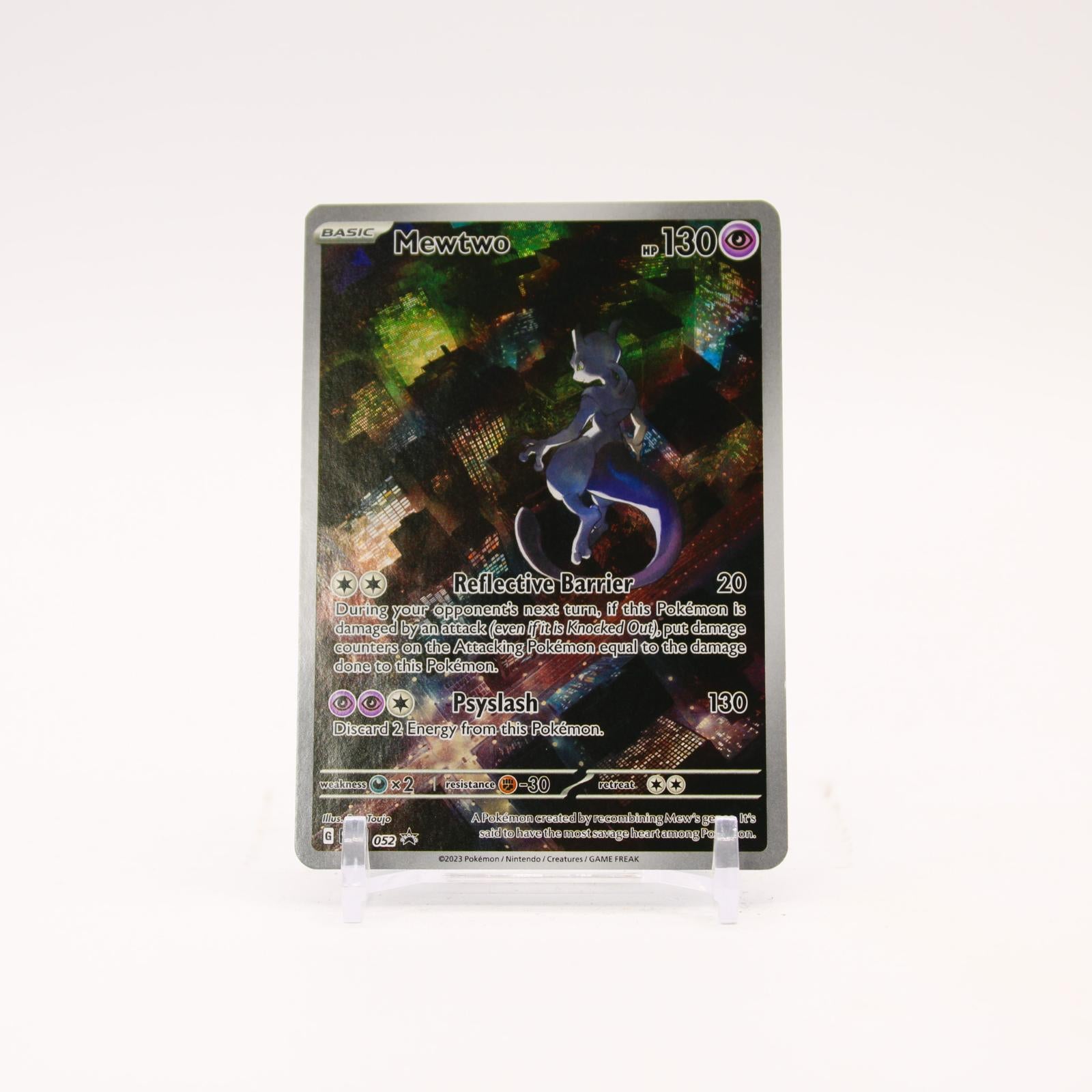 Mewtwo - SVP052 Scarlet & Violet Holo Illustration Promo Pokemon - NM/LP