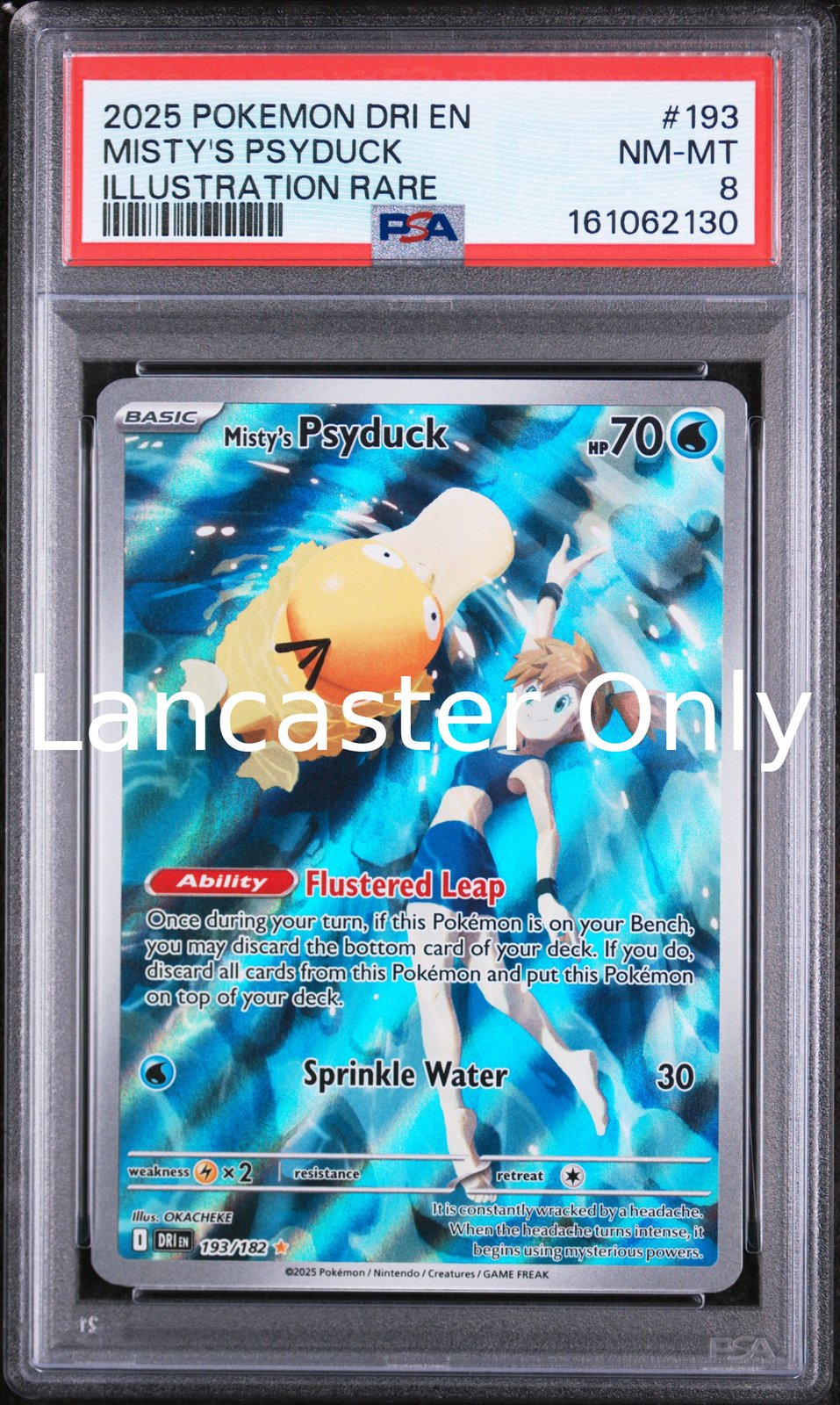 Misty's Psyduck - 193/182 PSA 8 Illustration Rare Pokemon - (Lanc)