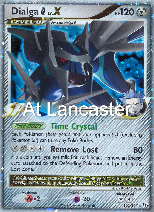 Dialga G LV.X - 122/127 Platinum LV.X Rare Pokemon - MP (Lanc)