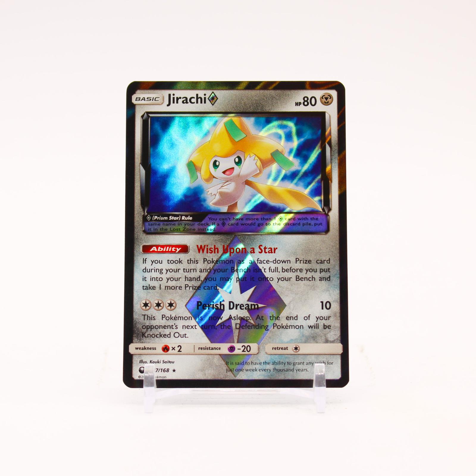 Jirachi - 97/168 Celestial Storm Holo Prism Star Rare Pokemon - NM/LP
