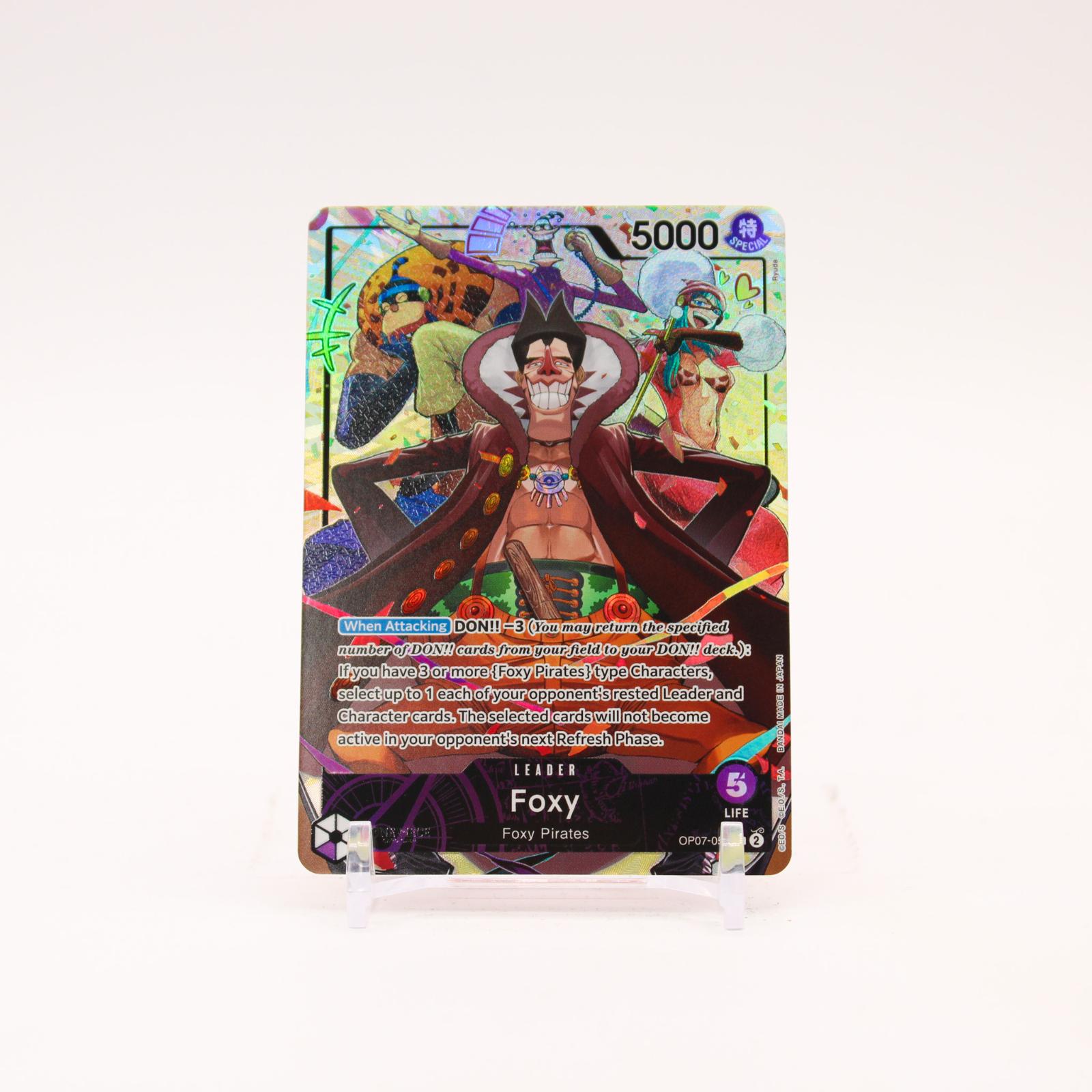 Foxy Parallel - OP07-059 500 Years in the Future Foil L One Piece - NM