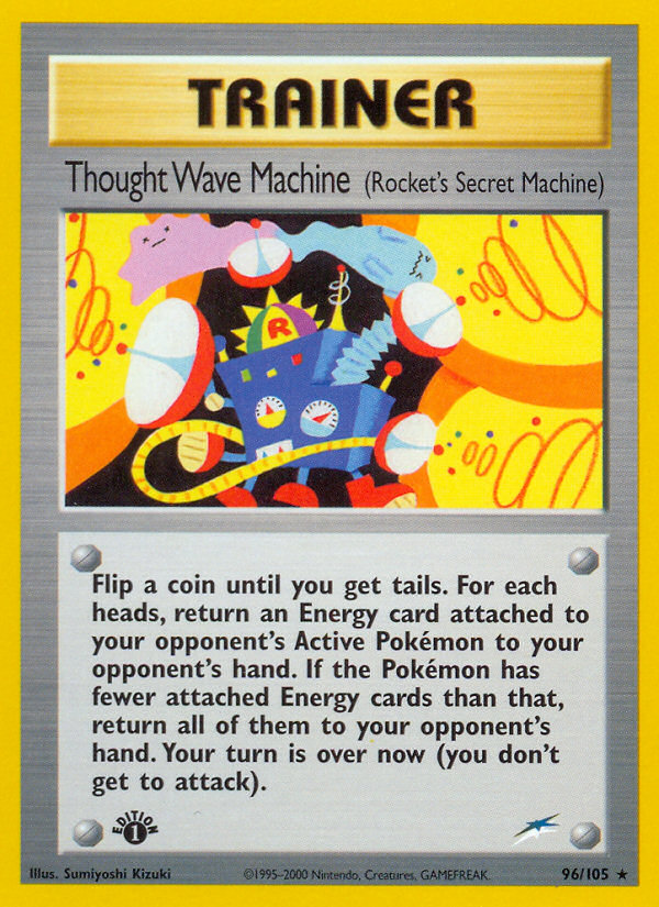 Thought Wave Machine - 96/105 Neo Destiny Rare Unlimited Pokemon - NM