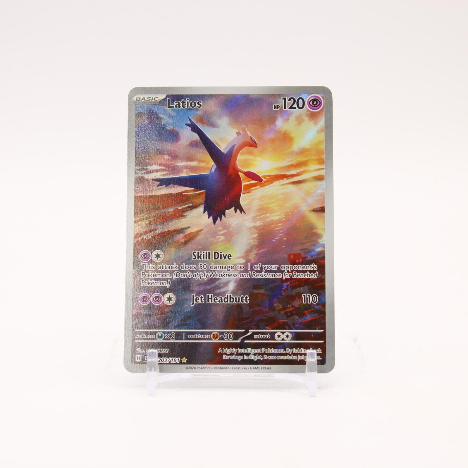 Latios - 203/191 Surging Sparks Holo Illustration Rare Pokemon - NM