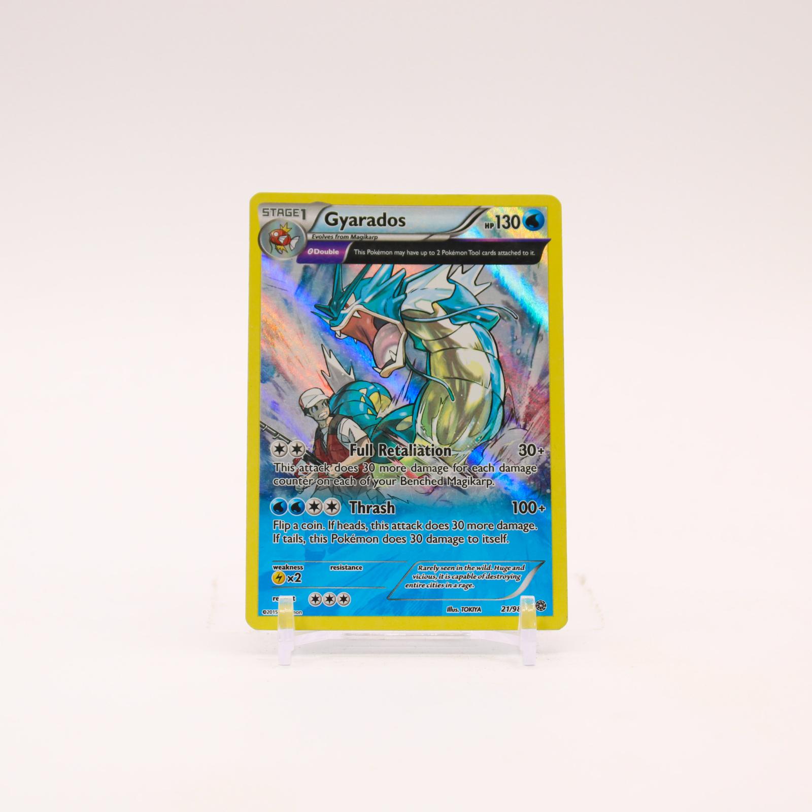Gyarados - 21/98 Ancient Origins Holo Rare Pokemon - LP/MP