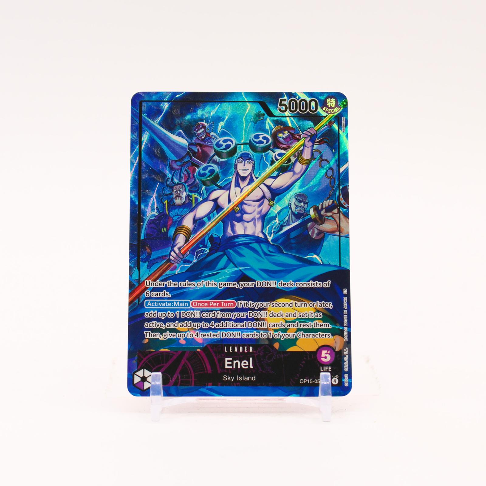 Enel Alternate Art - OP15-058 Adventure on Kami's Island Foil L One Piece - NM