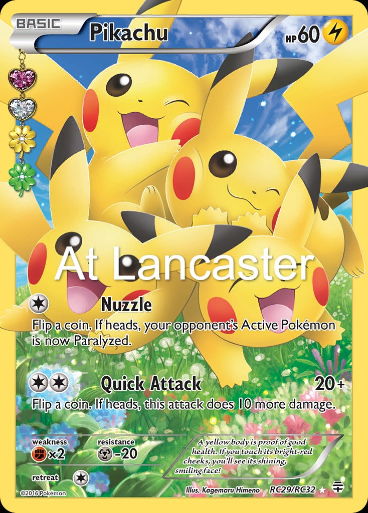 Pikachu - RC29/RC32 Generations Ultra Rare Pokemon - NM/LP (Lanc)