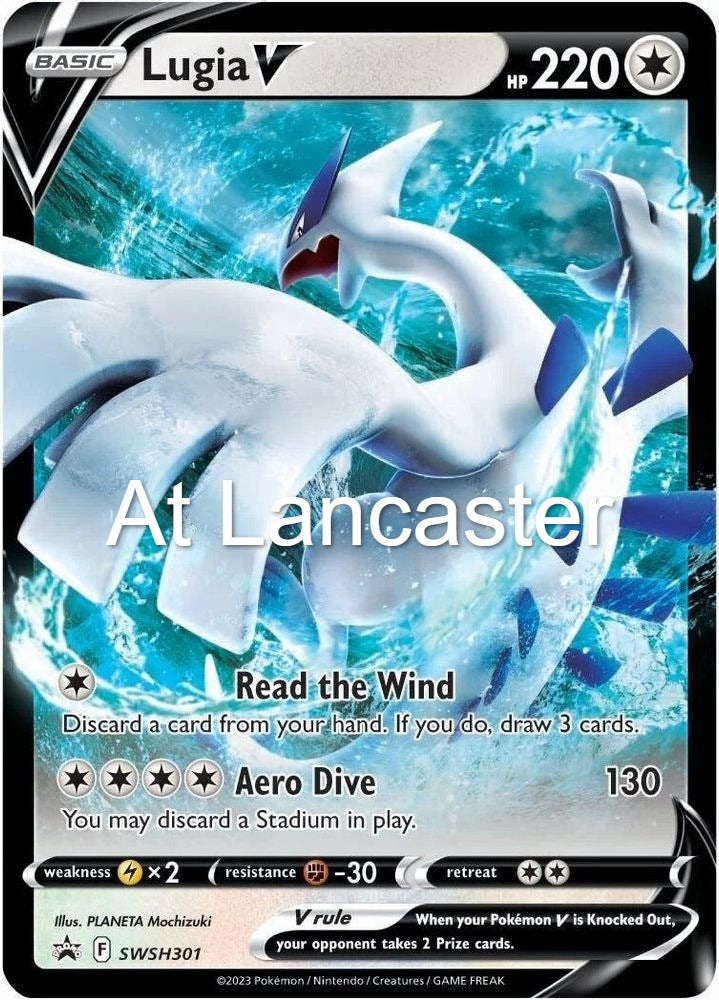 Lugia V - SWSH301 Sword & Shield Promo Promo Pokemon - NM (Lanc)