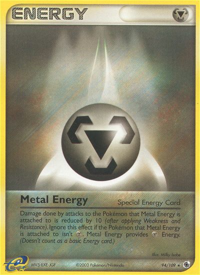 Metal Energy - 94/109 Ruby & Sapphire Rare Pokemon - NM