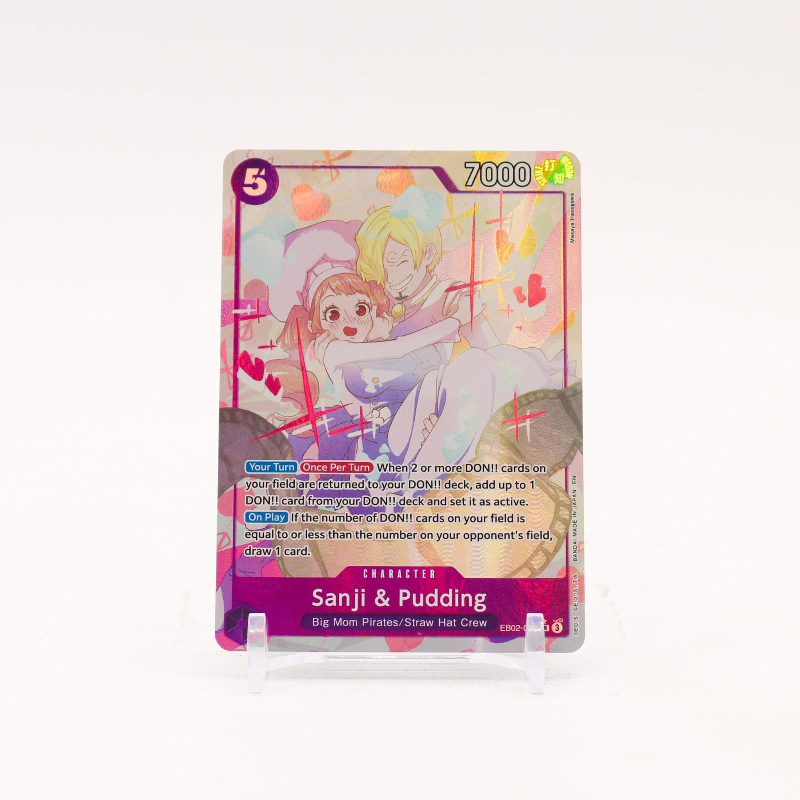 Sanji & Pudding Alternate Art - EB02-035 Anime 25th Collection SR One Piece - NM/MINT