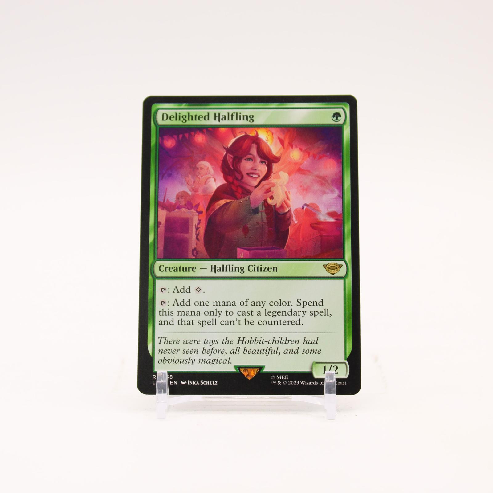 Delighted Halfling - 158 The Lord of the Rings Rare Magic - NM