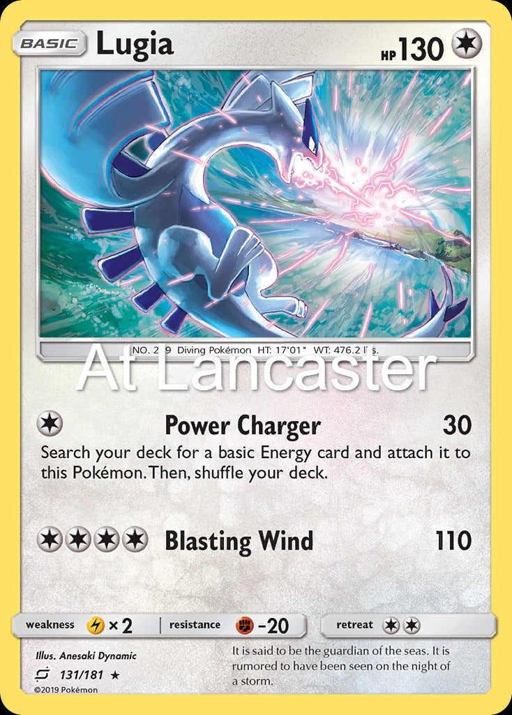 Lugia - 131/181 Team Up Reverse Holo Rare Pokemon - NM/LP (Lanc)