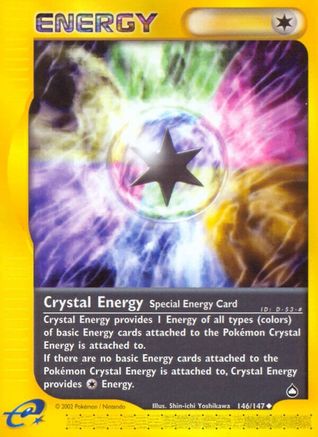 Crystal Energy - 146/147 Aquapolis Uncommon Pokemon - NM