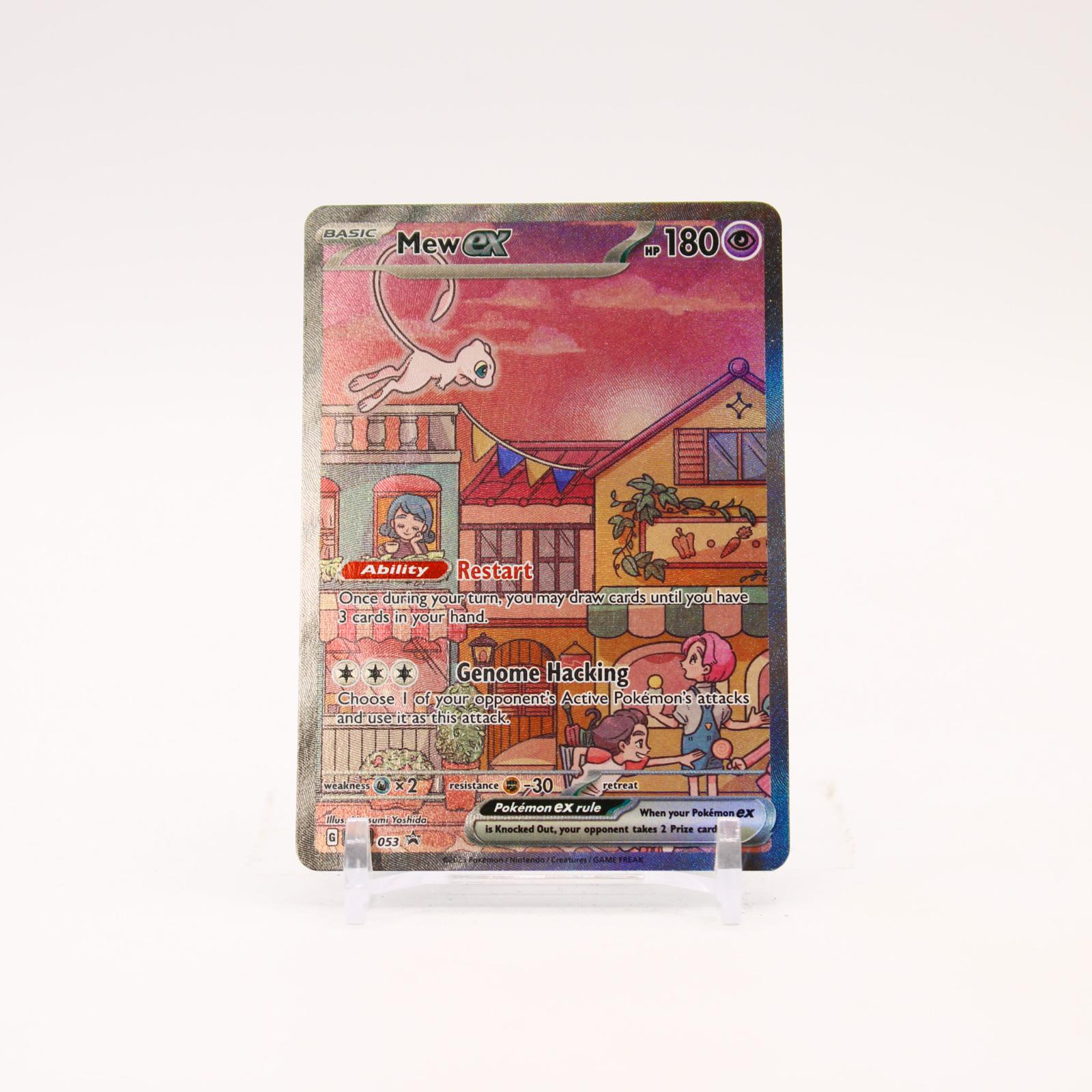 Mew ex - SVP053 Scarlet & Violet Holo Special Illustration Promo Pokemon - NM