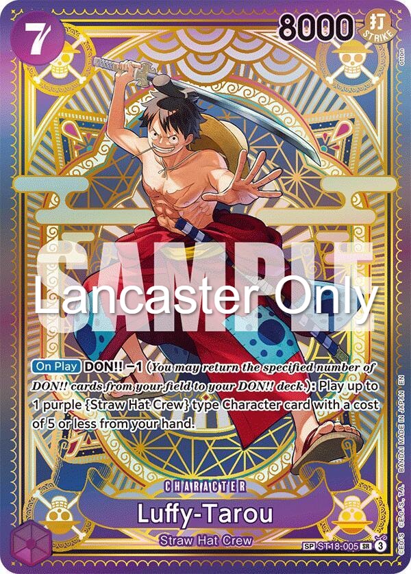 Luffy-Tarou (SP) - ST18-005 A Fist of Divine Speed Foil Super Rare One Piece - NM (Lanc)