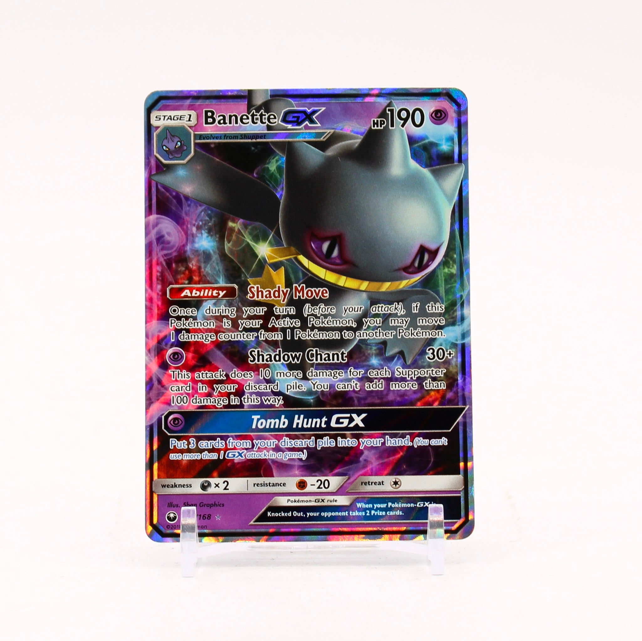 Banette GX - 66/168 Celestial Storm Ultra Rare Pokemon - NM/MINT