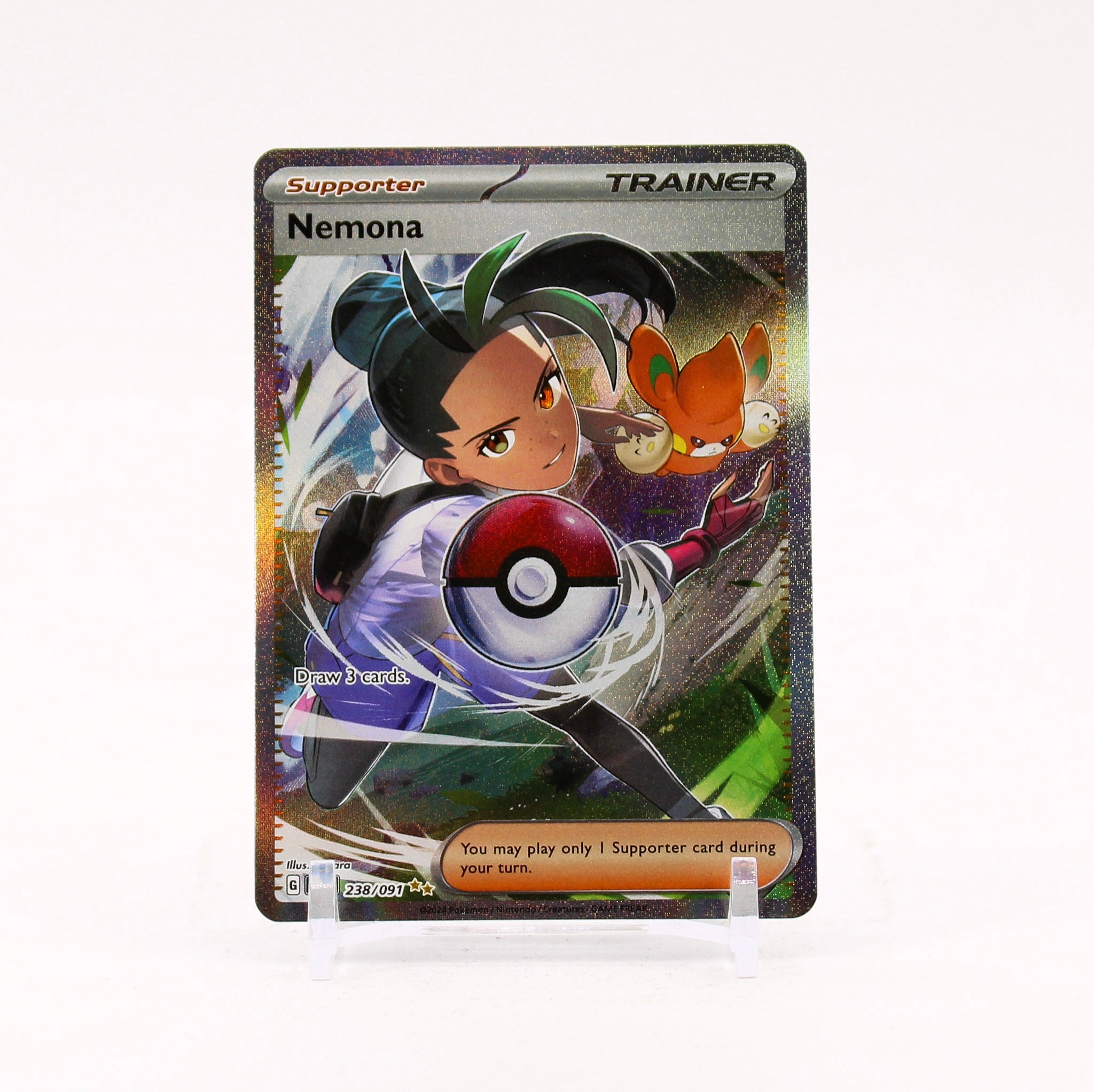 Nemona - 238/091 Paldean Fates Special Illustration Trainer - NM/MINT