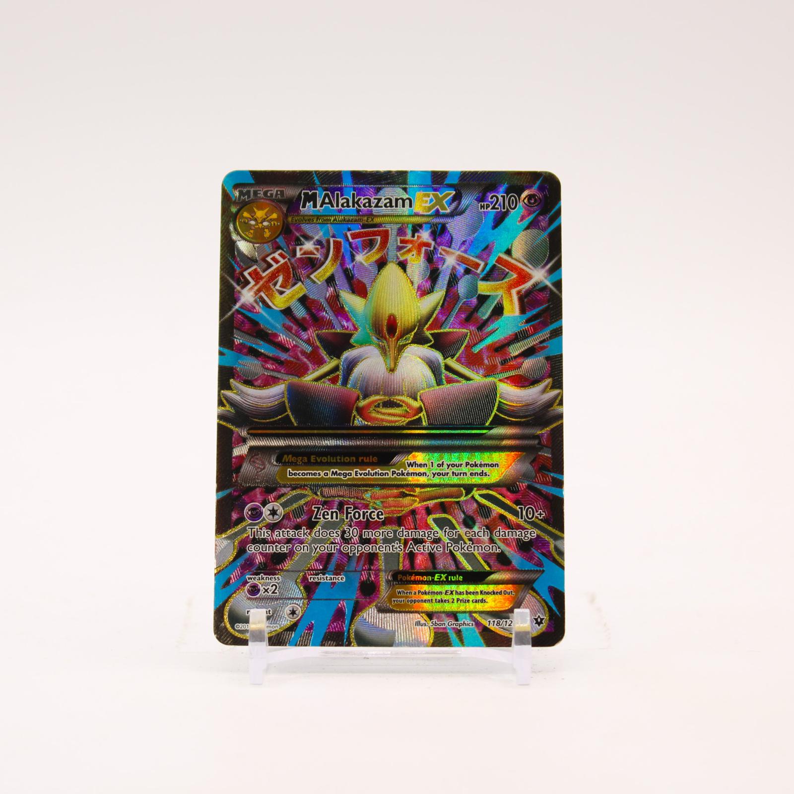 M Alakazam EX - 118/124 Fates Collide Holo Full Art Pokemon - HP