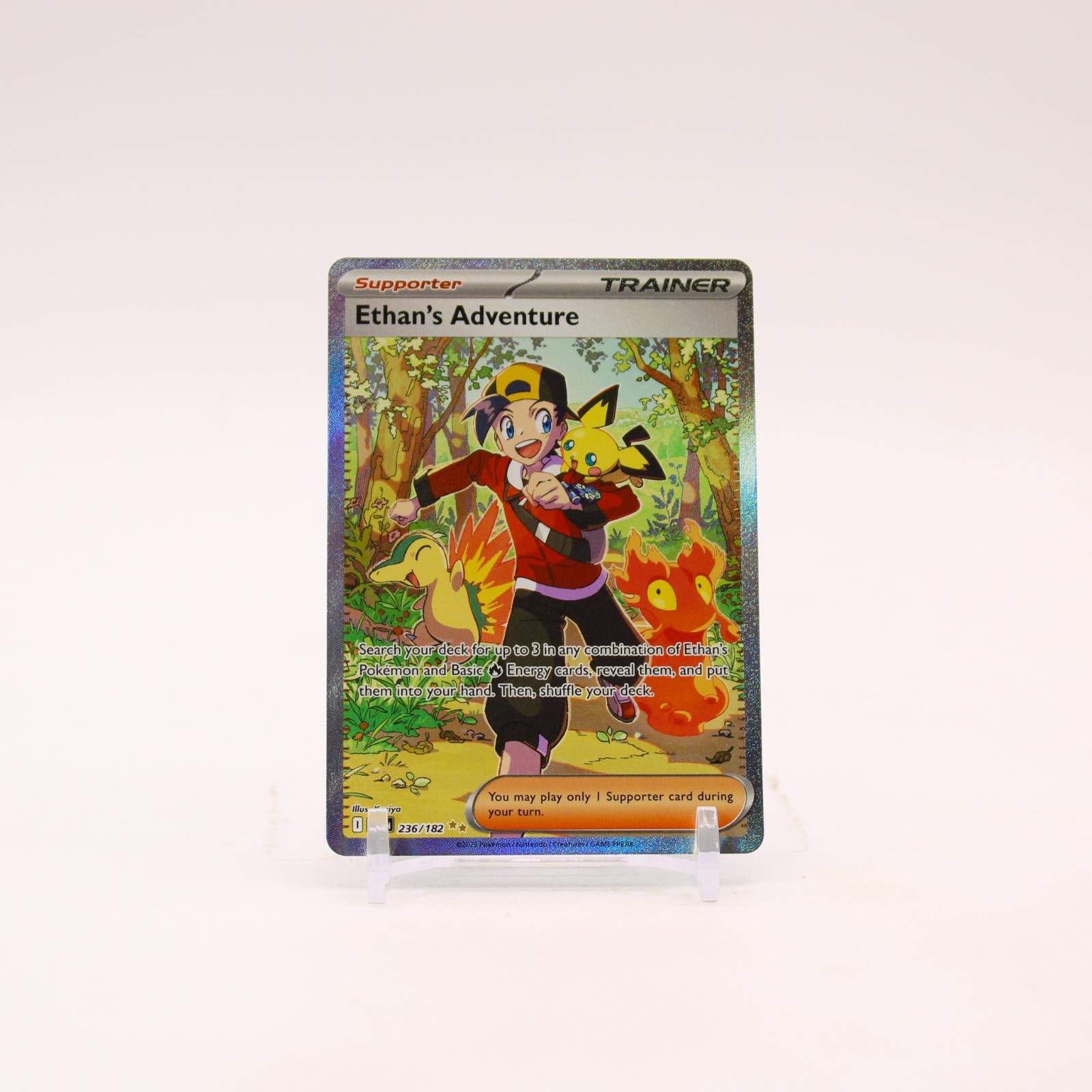 Ethan's Adventure - 236/182 Destined Rivals Special Illustration Trainer - NM/MINT